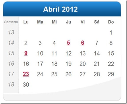 abril, 2012